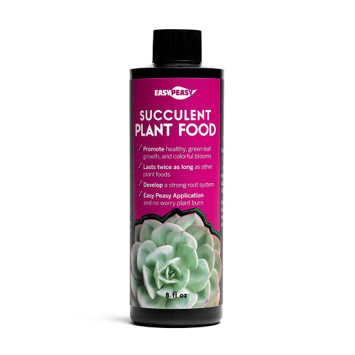 Easy Peasy Succulent and Cactus Plant Food, Specific Blend of Nutrients for Potted Cacti, Jade, Aloe Vera and All Other Live Succulent Plants Easy Peasy Succulent and Cactus Plant Food, Specific Blend of Nutrients for Potted Cacti, Jade, Aloe Vera and All Other Live Succulent Plants