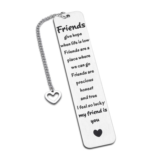 Bookmarks Gifts for Women Friendship Best Friends Gift for Women Friend Book Mark Gifts for Women Friends Book Lover Keepsake for Birthday Christmas Graduation Gifts