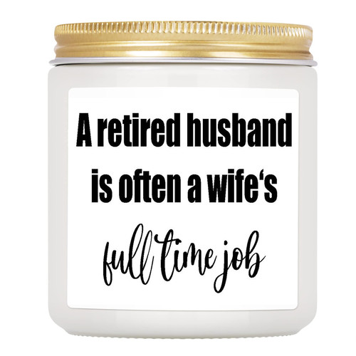 Christmas Gifts for Retirement | Retirement Gifts for Women Men | 2023 Happy Retirement Candle | Funny Retirement Gifts for Coworkers, Friends, Teachers, Boss, Nurse | 7oz Lavender Scent