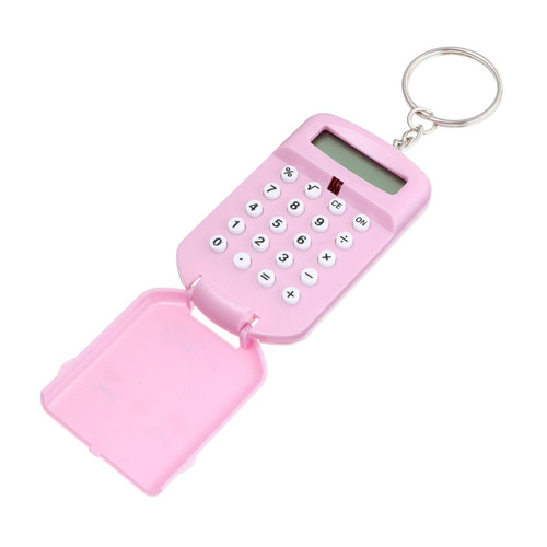 MAGICLULU 2pcs Arithmetic Calculator Handheld Calculator Math Calculator Students Mini Calculator The Office Keychain Portable Calculator Office Decor Plastic Counter Gift Bag Child Cartoon
