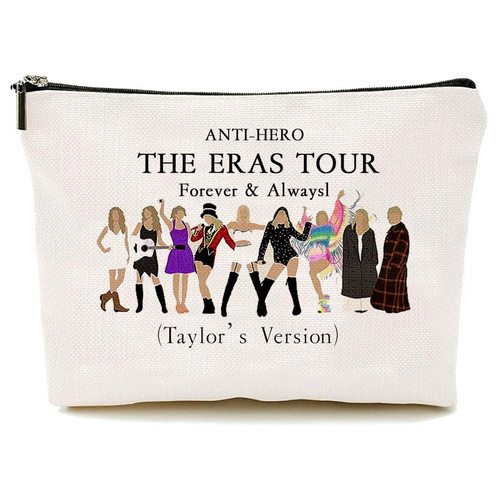 AMOTARY Singer Makeup Bag for TS Fans, Cosmetic Bag Albums Inspired Gift Singer Merch Singer's Merchandise for Music Lover Gift and Women Friends (US-TS-MakeupBag2) AMOTARY Singer Makeup Bag for TS Fans, Cosmetic Bag Albums Inspired Gift Singer Merch Singer's Merchandise for Music Lover Gift and Women Friends (US-TS-MakeupBag2)