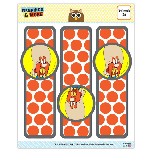 Looney Tunes Yosemite Sam Set of 3 Glossy Laminated Bookmarks
