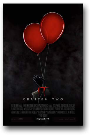 IT Chapter Two Poster Movie Promo 11 x 17 inches Chapter 2 Red Balloons Clown Hands