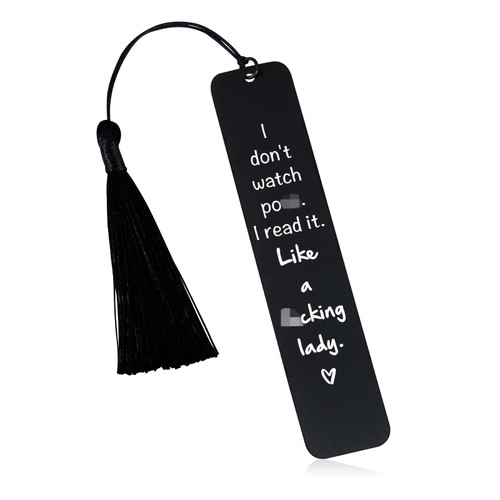 Funny Bookmarks for Women Book Lover Stocking Stuffer Bookmark for Bookish Nerd Book Readers Valentine Day Birthday Gifts for Friends Her Bookworm Reading Book Club Present for Female Girls