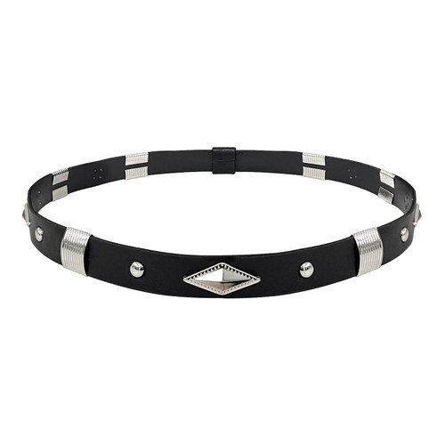 RainFlowwer Hat Band for Cowboy Hat, Classic Elastic Hat Belt for Women Cowgirl Hat Fedora Panama hat Black 23.6 inch Circumference