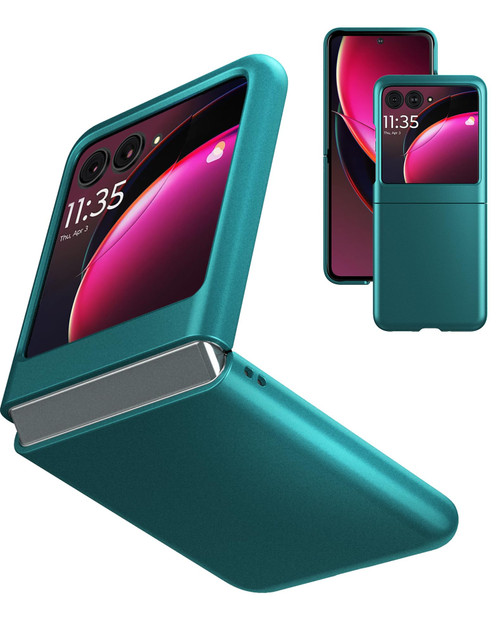 Cresee Case (Upgraded) for Motorola Razr Plus 2023 (Razr+ 2023) Hard PC Phone Case for Moto Razr+ 2023 / Razr 40 Ultra - Green Cresee Case (Upgraded) for Motorola Razr Plus 2023 (Razr+ 2023) Hard PC Phone Case for Moto Razr+ 2023 / Razr 40 Ultra - Green