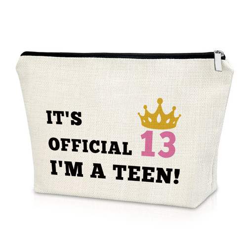 13th Birthday Gift for Girls Happy 13 Birthday Gift Makeup Bag 13 Year Old Girl Birthday Gifts Turning 13 Gifts for Daughter Cosmetic Bag Birthday Gifts for 13 Year Old Sister Cosmetic Travel Pouch 13th Birthday Gift for Girls Happy 13 Birthday Gift Makeup Bag 13 Year Old Girl Birthday Gifts Turning 13 Gifts for Daughter Cosmetic Bag Birthday Gifts for 13 Year Old Sister Cosmetic Travel Pouch