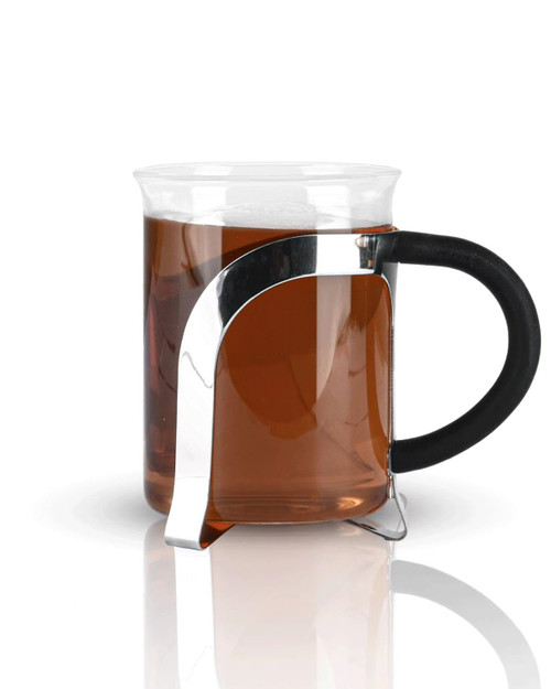 iconDeer Glass Coffee Mugs, Gass Mugs with Handle, Insulated, Cappuccino, Tea, Latte Cups, Beverage Glasses Heat Resistant, Clear Coffee Mug
