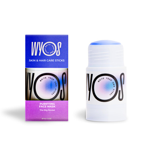 WYOS Purifying Clay Face Mask Stick- The Big Reveal - Pore Purifying Clay Mask For Face I Made in Italy I NEW