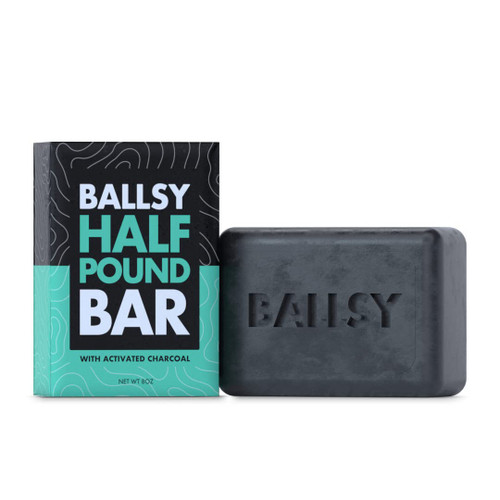 Ballsy Bar Soap Activated Charcoal, Essential Oils, and Plant Extracts .5lb Ballsy Bar Soap Activated Charcoal, Essential Oils, and Plant Extracts .5lb