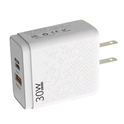 USB Charging Plug, 30W Fast Charging Adapter, Multi Port Mobile Phone Charger, 110-230V Adapter, Travel Charging Block, Universal Phone Plug Charger, Quick Charge Adapter for Phone, Tablet, Laptop