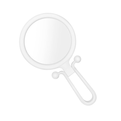 FOMIYES 1pc Portable Makeup Mirror Folding Mirror Travel Makeup Mirror with Light Handheld Mirrors Portable Folding Vanity Mirror Travel Vanity Mirror Folding Compact Mirror Mini Mirror