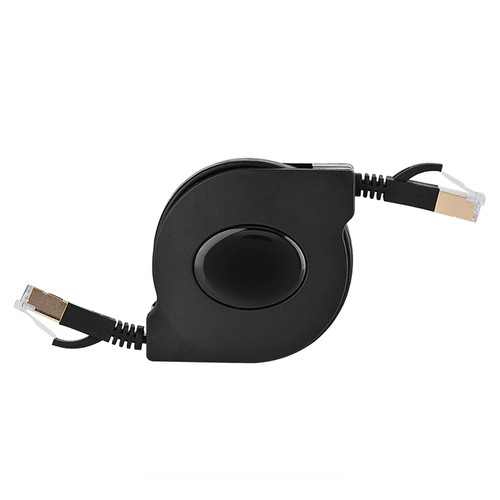 Jauarta Retractable CAT7 RJ45 600MHz Patch Shielded LAN Network Cable Flat Ethernet Cord