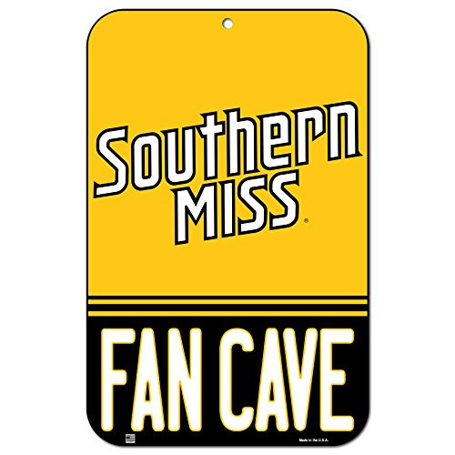 WinCraft Southern Miss Golden Eagles Official NCAA 11" x 17" Fan Cave Plastic Wall Sign 11x17 050793