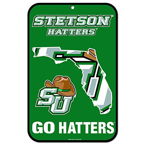 WinCraft Stetson Hatters Official NCAA 11" x 17" State Plastic Wall Sign 11x17 577146