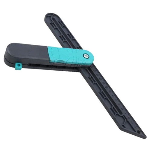 Housoutil Protractor Tools Angle Measurement Tool Miter Gauge Miter Angle Finder Foldable Ruler Finger Goniometer Miter Measuring Tool Angle Finder for Woodworking Folding Ruler Abs Bevel