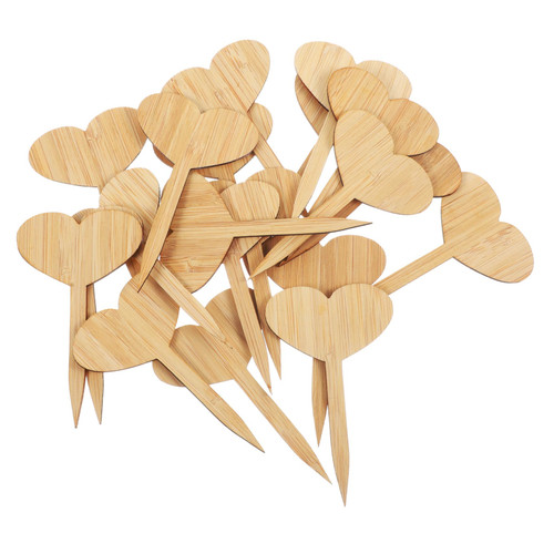 OFFSCH 20pcs Tag Decor Lawn Ornaments Garden Label Stakes Succulent Labels Nursery Garden Markers Plant Identify Label Plant Markers Flower Identifying Boards Set Wood Succulents