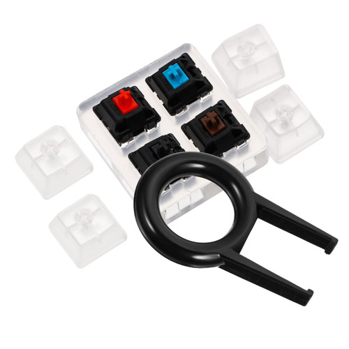 SWOOMEY 1pc Axle Tester Mechanical Keyboards Retooled Sampler Keyboard Tester Tool Keycaps Testing Tool 9 Tester Keyboard Tester Kit Keycap Test Key Advanced O Ring Acrylic
