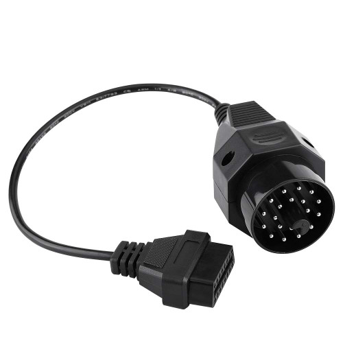 Adapter Cable, 20 Pin to 16 Pin OBD2 Adapter Connector Scanner Cable Car Diagnostic Extender Cord Adapter for E36 E38 E39 E46 E53 X5 Z3