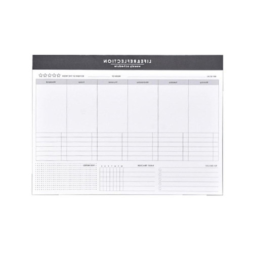 kmobruzy Weekly Organiser to Do List Schedule Meal Planner Sheets Tear-Off Pad Monthly Calendar Pad Schedule Planner Weekly Planner Notepad Undated Planner Sheets Desk Planner Weekly Desk Planner