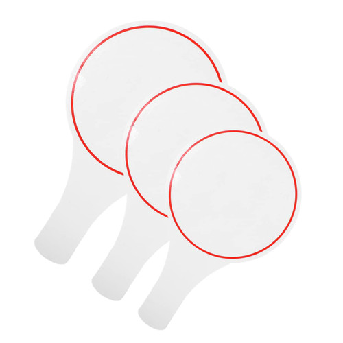 LALAFINA 3pcs Score Board Erasable Whiteboard White Board for Kids Whiteboard for Kids Dry Erase Answer Paddle Bidding Paddles Voting Paddles Mini Dry Erase Board Poster Boards Scoreboard