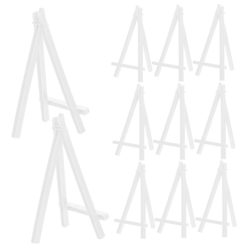 LIFKICH 10pcs Easel Picture Holders Picture Stand Brackets Display Rack Baseball Card Stands Sports Card Display Stand Tripod Picture Display Frame Art Stand Photo Frame Pallet Student
