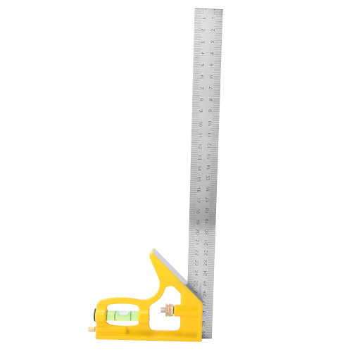 Combination Square Horizontal for Square Ruler Woodworking for Square Ruler Tool 300Mm Angle Ruler for Square for Square for Square Angle 90 Degree Ruler Measuring Tool Tool Angle