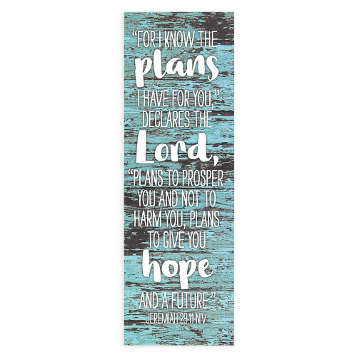 for I Know The Plans I Have for You Bookmarks, 2 x 6 inches, 25 Bookmarks