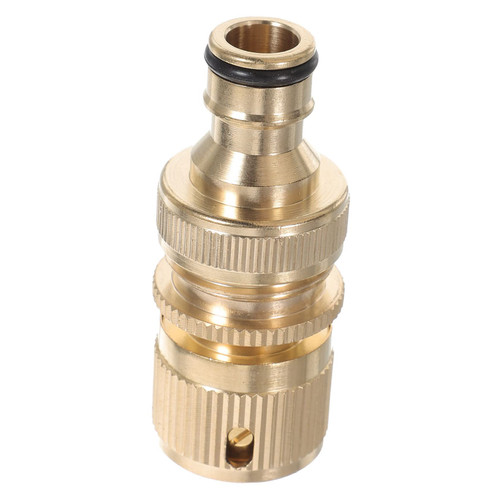 MERRYHAPY Water Pipe Quick Connector Garden Hose Adapter Water Hose Quick Connect Fittings Water Pipe Connector Garden Hose Quick Disconnect Water Hoses Nipple Suite Brass