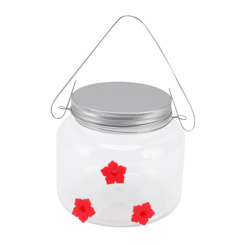 Hummingbird Feeder Portable Hummingbirds Water Food Feeding Jar Clear Hanging Bird Feeders Hummingbird Feeders for Outdoors Patio Garden 475ml Hummingbird Feeder Portable Hummingbirds Water Food Feeding Jar Clear Hanging Bird Feeders Hummingbird Feeders for Outdoors Patio Garden 475ml