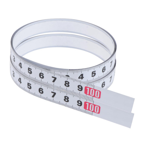 HOMSFOU 2pcs Tape Measure for Sewing Peel and Stick Tape Measure Measuring Tape Sewing Ruler Tape Self Adhesive Ruler Measuring Tape for Sewing Sticky Metric Tape Measure Meter Stick Scale