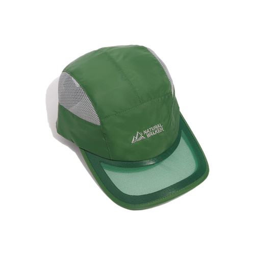 Croogo Breathable Trucker Cap Summer Mesh Baseball Caps Quick Dry Sun Hat Outdoor Sports Running Cap,Green-TC01