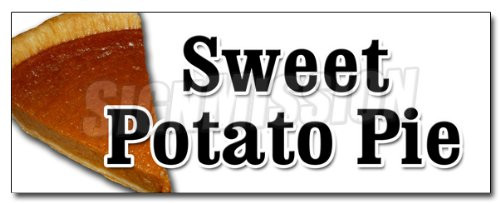 12" Sweet Potato Pie Decal Sticker Pie Sweet Southern Bakery Baker