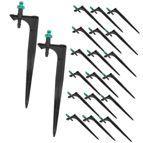 FONDOTIN 20Pcs Irrigation Sprinkler Spray Nozzle for Lawn Irrigation Spray Nozzle Irrigation Watering Nozzle Watering Nozzle for Garden Sprinkler for Lawn Plastic Adjustable Nozzle Belt
