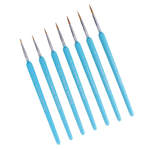 COHEALI 7pcs Oil Paint Brushes Detail Brush Oil Watercolor Kids Kits Miniature Brushes Detail Paint Brushes Kid Paint Brushes Fine Detailing Paint Brushes Major Oil Paintbrush Child Bamboo
