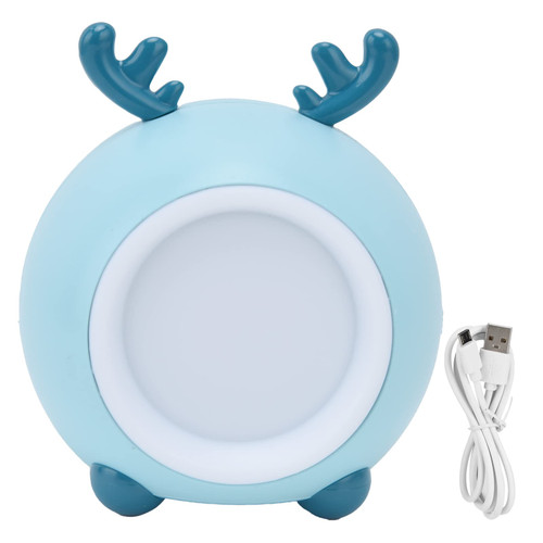 LSFYYDS Modern Bedside Lamp, Three Level Color Night Lamp, Touch Night Light USB Recharge Night Lamp, Portable Bedside Lamps Sensing Bedside Lamp Kids Night Lights Touch(Blue)