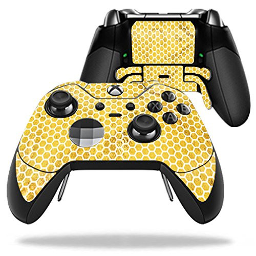 MightySkins Skin Compatible with Microsoft Xbox One Elite Wireless Controller case wrap Cover Sticker Skins Honeycomb