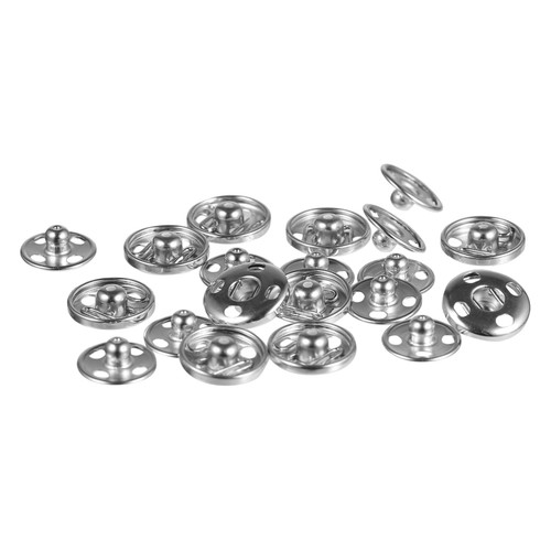 EXCEART 100 Pairs Metal Hidden Button Leather Sewing Buttons Metal Clothes Snap Fastener Metal Snaps Fasteners Press Bolt Kit Bolts Practical Snap Fastener Hidden Buckle Alloy Snap Button