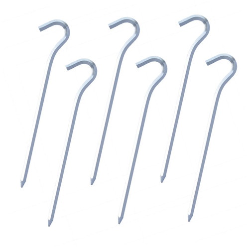 BESPORTBLE 6 Pcs Ground Nail Camping Tent Pegs Hard Ground Pegs Canopy Stakes Heavy Duty Tent Stakes Tarp Pegs Steel Tent Stakes Beach Tent Camping Tent Nail Cast Iron Outdoor Sand Tent