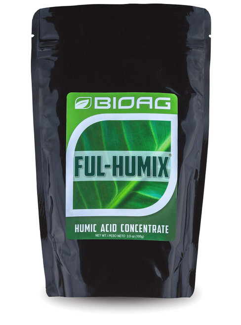 BIOAG Ful-Humix Organic Humic Acid Soil Dry Amendment, Increases Yield, Nutrient Uptake for All Plants, Lawn (100 Grams)