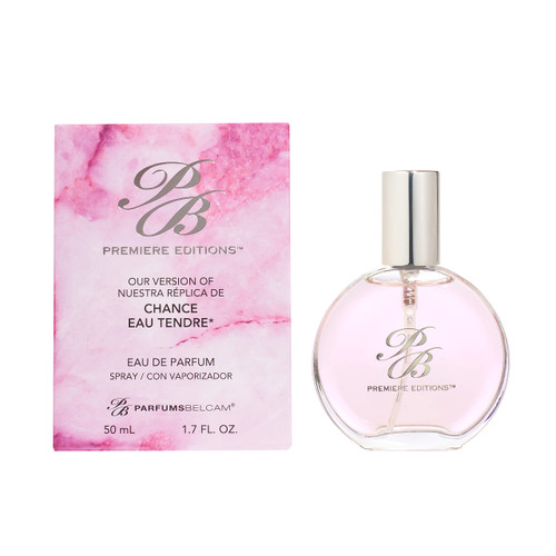 Premiere Editions, Eau Tendre- Our Version of a Couture Designer Eau de Parfum Spray, 1.7 Fl Oz*.