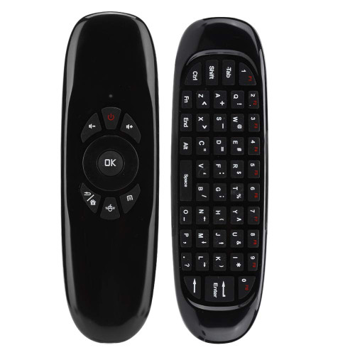 TV Remote Air Mouse, Wireless Keyboard Fly Mouse, C120 USB 2.4G Wireless Flying Mouse Keyboard Remote Control for Windows/Mac OS/Android/Linux