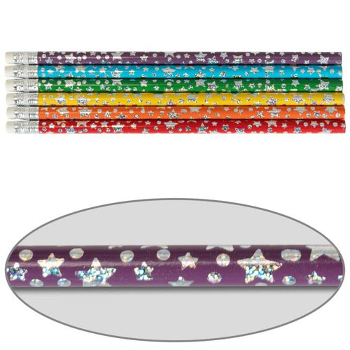 Really Good Stuff Star Bright Pencils - 12 pencils