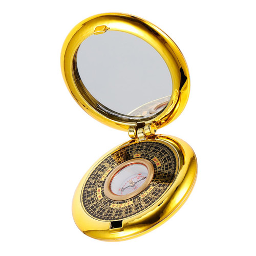 BESPORTBLE Pocket Compass Orienteering Compass Hiking Compass Chinese Bagua Compass Mini Survival Compass Feng Shui Bagua Compass Camping Survival Gear Travel Compasses Metal Vintage