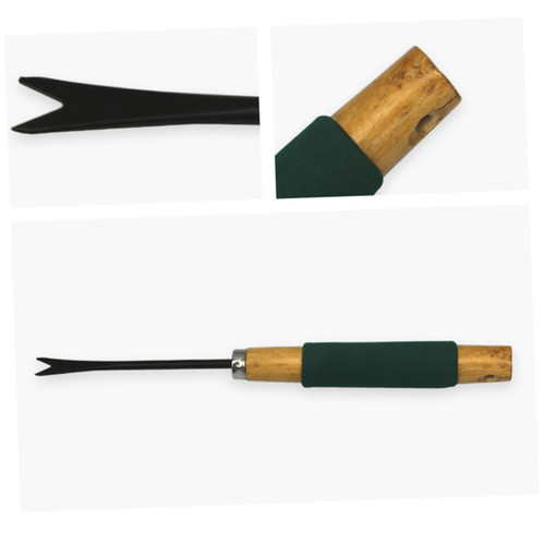 MERRYHAPY 1pc Garden Tools for Gardening Hand Tool Gardening Hand Tools Manual Weeder Dandelion Fork Lawn Weeder Tool Manual Weeding Tools Garden Weeder Tool Weeds Mini Bamboo