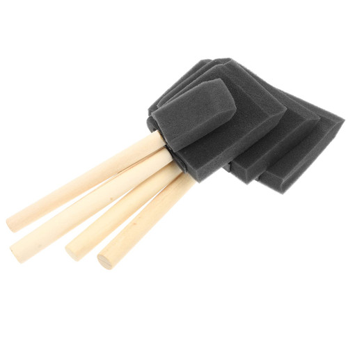 Lurrose 3 Sets Foam Brush Sponge Kids Crafts Kid Tools Crafts for Kids Acrylics Foam Brushes Sponge Brushes for Painting Varnishes Sponge Brush Painting Sponge Sponges for Painting Round