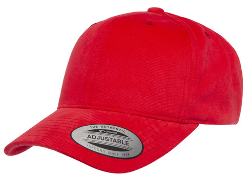 Yupoong Men's YP Classics Brushed Cotton Twill Cap, OSFA Red