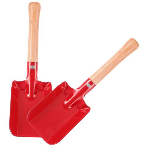 BESTOYARD Hand Tools 2pcs Wooden Handle Shovel Hand Tools Gardening Small Shovel Garden Trowel Cultivator Hand Trowels Succulents Set Spatula Wood Gardening Digging Shovel