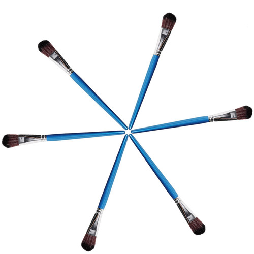 EXCEART 6pcs Oil Painting Brush Watercolor Painting Brushes Watercolor Brush Students Paint Brush Art Paintbrush paintbrushes Nylon Painting Brushes Child Painting Supplies Wooden Portable