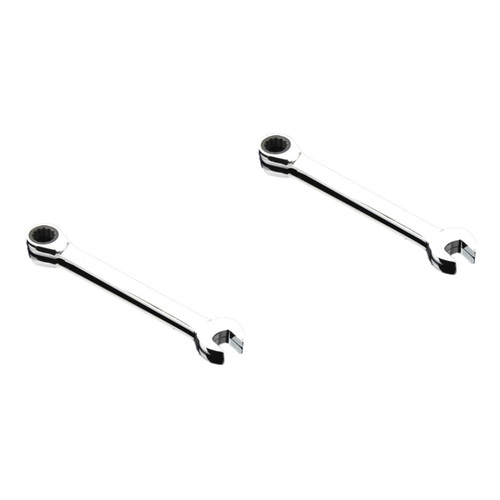 Angoily 2pcs Double Headed Wrench Double Ended Wrench Mm Spanner Double Offset Ring Spanner Drill Bits Dual Heads Ratchet Combination Metric Wrenches Wrench Spanner Tool Ratchet Spanner